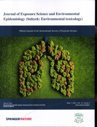 JOURNAL OF EXPOSURE SCIENCE AND ENVIRONMENTAL EPIDEMOLOGY MAY 1, 2021, VOL. 31, ISSUE 3