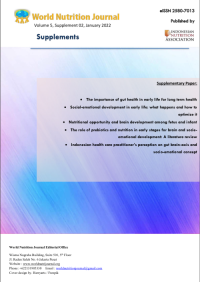 JURNAL WORLD NUTRITION JOURNAL VOLUME 5, SUPPLEMENT 03, MAY 2022