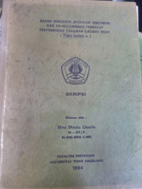 SKRIPSI KAJIAN PENGARUH INOKULASI RHIZOBIUM DAN VA-MYCORRHIZA TERHADAP PERTUMBUHAN TANAMAN KACANG HIJAU (Vigna radiata L.)