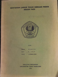 Image of PAPER BERTANAM JAMUR TIRAM DENGAN MEDIA SEKAM PADI