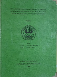 SKRIPSI PENGARUH KONSENTRASI EM4 DAN SAAT PEMBERIAN KCI TERHADAP PERTUMBUHAN DAN HASIL TANAMAN LOBAK (Rhaphanus sativus, L.) VARIETAS HORTENSIS