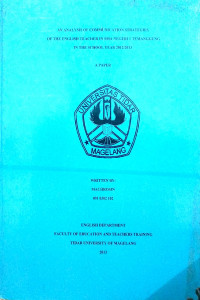 SKRIPSI AN ANALYSIS OF COMMUNICATION STRATEGIES OF THE ENGLISH TEACHER IN SMA NEGERI I TEMANGGUNG IN THE SCHOOL YEAR 2012/2013