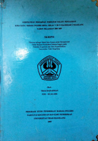 SKRIPSI KEEFEKTIFAN PERMAINAN WORLDSTAR DALAM PENGAJARAN KOSA KATA BAHASA INGGRIS SISWA KELAS V SD N MAGERSARI 2 MAGELANG TAHUN PELAJARAN 2008/2009