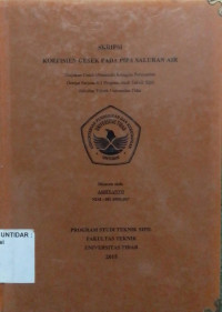 Image of SKRIPSI KOEFISIEN GESEK PADA PIPA SALURAN AIR
