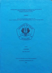 SKRIPSI KRITIK SOSIAL DALAM KUMPULAN PUISI BAGAIMA ORANGARANG TERCINTA KARYA WS RENDRA DAN PEMBELAJARANNYA DI SMA