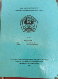 SKRIPSI NILAI DIDIK DAN PENGAJARANNYA DI SEKOLAH DASAR