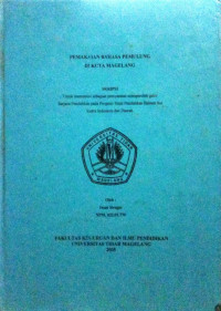 SKRIPSI PEMAKAIAN BAHASA PEMULUNG DI KOTA MAGELANG