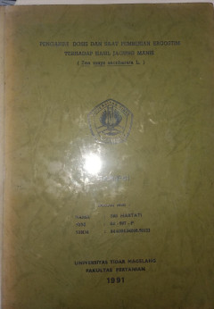 Eksemplar yang tidak tersedia cover