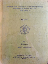 SKRIPSI PENGARUH DOSIS ROOTONE F DAN MACAM PUPUK ORGANIK TERHADAP PERTUMBUHAN STEK LADA (Piper nigrum L)