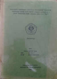 SKRIPSI PENGARUH FREKWENSI DAN DOSIS PEΜΑΚΑΙΑΝ ΤΑMARON TERHADAP HAMA ULAT TRITIP (Plutella xylostella L.) PADA TANAMAN KUBIS (Brassica oleracea L. Thell)