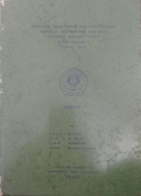 SKRIPSI PENGARUH JARAK TANAM DAN PEMANGKASAN TERHADAP PERTUMBUHAN DAN HASIL TANAMAN KACANG TANAH (Arachis hypogea. L) Varietas: Tupai