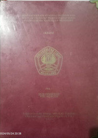 SKRIPSI PENGARUH KEADAAN SOSIAL EKONOMI DAN MOTIVASI TERHADAP PRODUKTIVITAS KERJA PEGAWAI SETDA KABUPATEN WONOSOBO