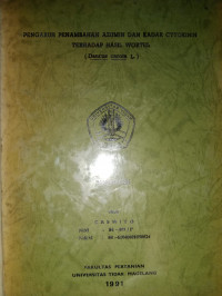 SKRIPSI PENGARUH KOMBINASI PUPUK DAUN DENGAN BERBAGAI KONSENTRASI TERHADAP HASIL TANAMAN BAWANG MERAH (Allium Cepa Var.Asalonicum L.)