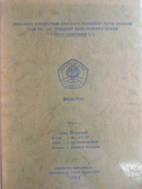 SKRIPSI PENGARUH KONSENTRASI DAN SAAT PEMBERIAN PUPUK ORGANIK CAIR HB-101 TERHADAP HASIL BAWANG MERAH (Allium ascalonicum L.)