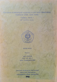 SKRIPSI PERTUMBUHAN AKLIMATISASI  TANAMAN PISANG (MUSA PARADISIACA) VARIETAS AMBON DAN KEBUM JERUK