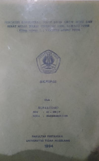 SKRIPSI PENGARUH KONSENTRASI PUPUK DAUN GROW MORE DAN BERAT MULSA JERAMI TERHADAP HASIL BAWANG PUTIH ( Allium sativum L. ) VARIETAS LUMBU PUTIH