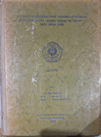 SKRIPSI PENGARUH KONSENTRASI PUPUK MARGAFLOR TERHADAP HASIL KUBIS BUNGA (Brassica oleracea var. botrytis) PADA MEDIA PASIR