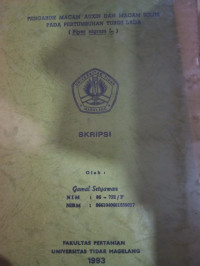 SKRIPSI PENGARUH MACAM AUXIN DAN MACAM SULUR PADA  PERTUMBUHAN TURUS LADA (Piper nigru,m L.)