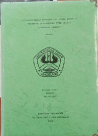 SKRIPSI PENGARUH MACAM NAUNGAN DAN DOSIS PUPUK N TERHADAP PERTUMBUHAN STEK MELATI (Jasminum sambac)