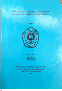 SKRIPSI PENGARUH PENGUASAAN KONSTRUKSI ATRIBUTIF TERHADAP KEMAMPUAN MENYUSUN KALIMAT BAHASA INGGRIS SISWA KELAS II SEMESTER II SMP NEGERI 1 JIMO TEMANGGUNG