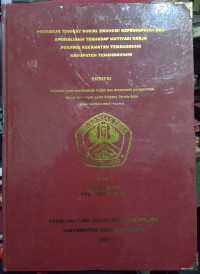 SKRIPSI PENGARUH TINGKAT SOSIAL EKOΝΟΜΙ ΚΕΡΕΜIMPINAN DAN SPESIALISASI TERHADAP MOTIVASI KERJA PEGAWAI KECAMATAN TEMANGGUNG KABUPATEN TEMANGGUNNG