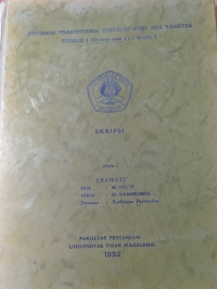 SKRIPSI PENGARUH TRIAKONTANOL TERHADAP HASIL DUA VARIETAS KEDELAI (Glycine max (L) Merril)