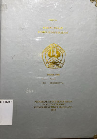Image of SKRIPSI PERENCANAAN POMPA SUMUR DALAM