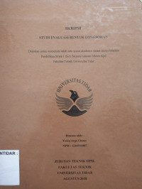 Image of SKRIPSI STUDI EVALUASI BENTUK LONGSORAN