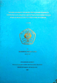 SKRIPSI THE EFFECTIVENESS OF TEXT-BASED WRITING COURSE IN IMPROVING WRITING SKILLS OF NARRATIVE TEXT OF THE ELEVENTH GRADE STUDENTS OF SMA EL-SHADAI MAGELANG IN THE SCHOOL YEAR 2008/2009