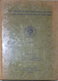 SKRIPSI USAHA PENYIMPANAN BENIH KEDELAI (Glycine max L. Merril) Var. WILIS DENGAN PERLAKUAN BERBAGAI DAERAH BAHAN NABATI