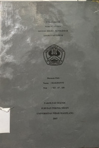 Image of TUGAS AKHIR PERENCANAAN MOTOR DIESEL PENGGERAK ANGKUTAN UMUM